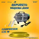 Compresor para maquina laser 135w 