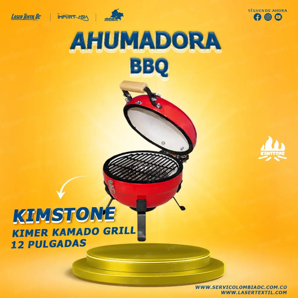 [BBQ12"] Ahumadora de cerámica 12" 