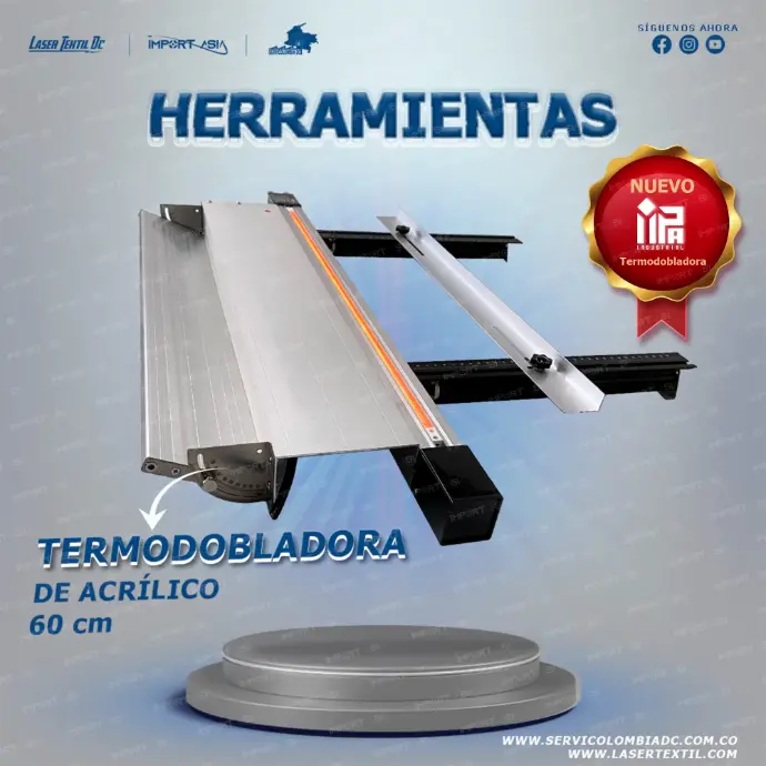 Termodobladora de acrilico 60cm 