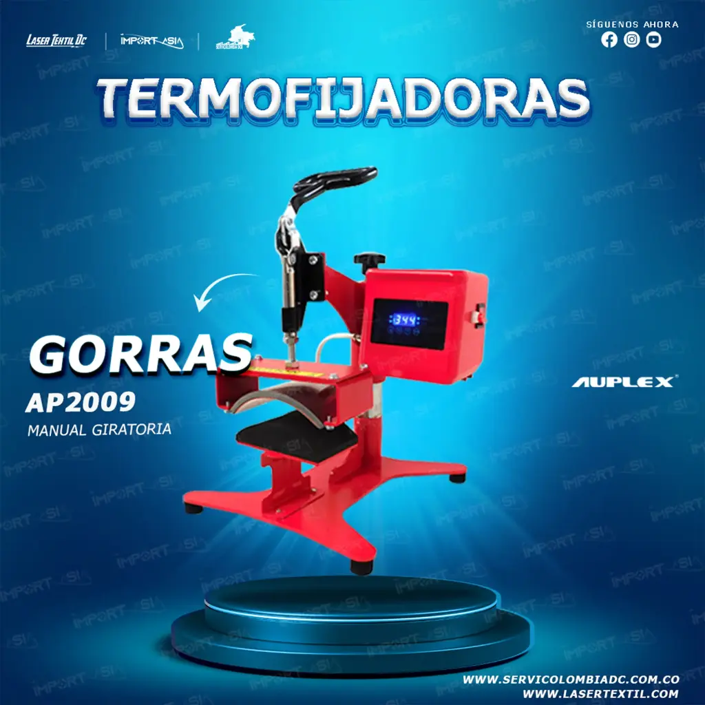 Termofijadora de gorras AP2009