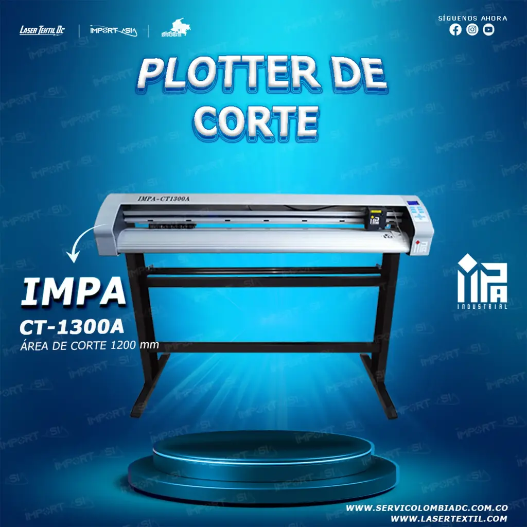 Plotter de corte IMPA Teneth CT1300A