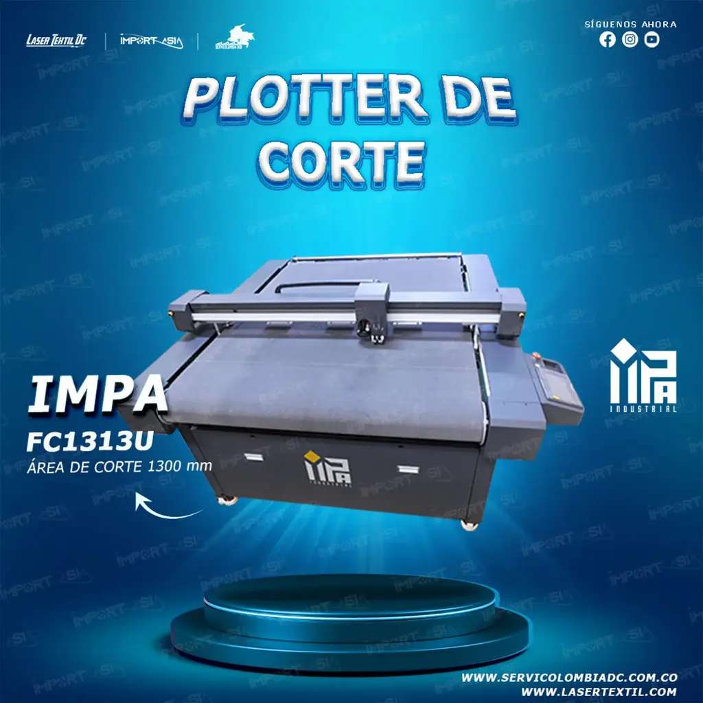 Plotter de corte plano Teneth IMPA FC1313U