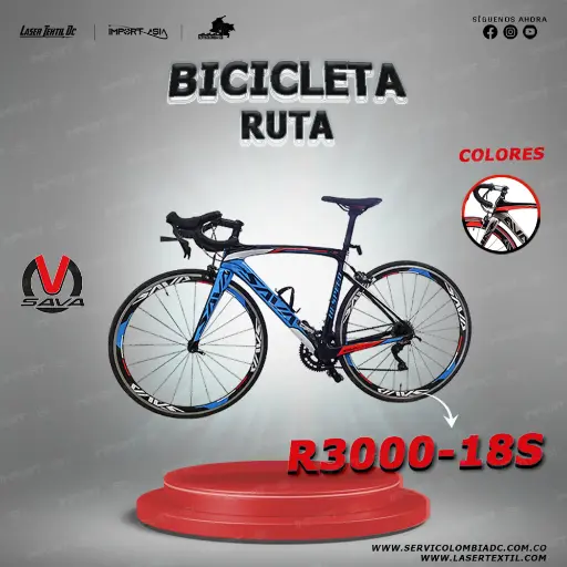 [R3000 18S] Bicicleta de Ruta Sava Wind of War R3000 18S