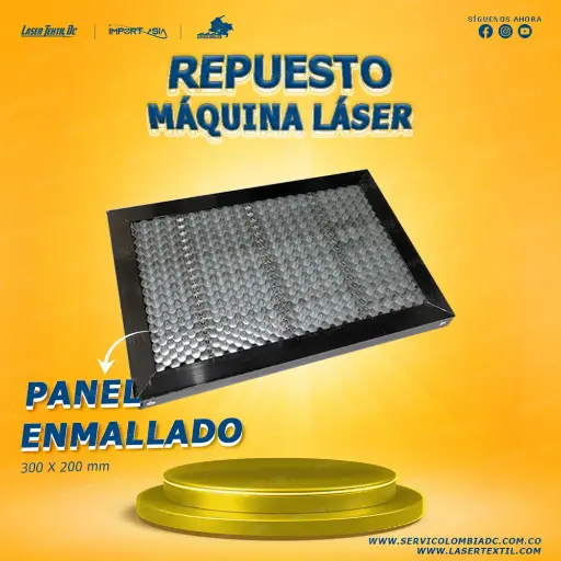 Mesa de trabajo panal de abeja para maquina laser 30x20