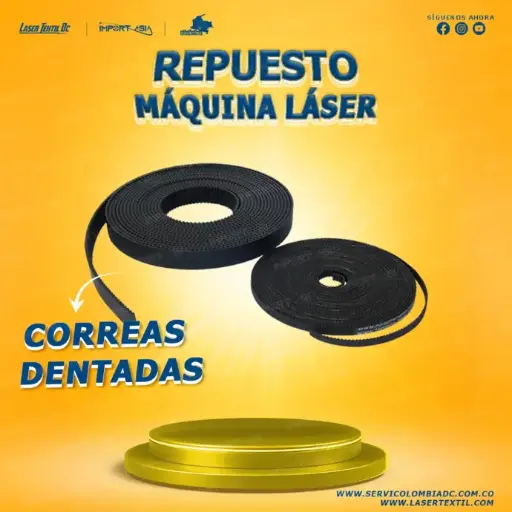 [15MM] Correa para motor láser 15 mm x 1 ms
