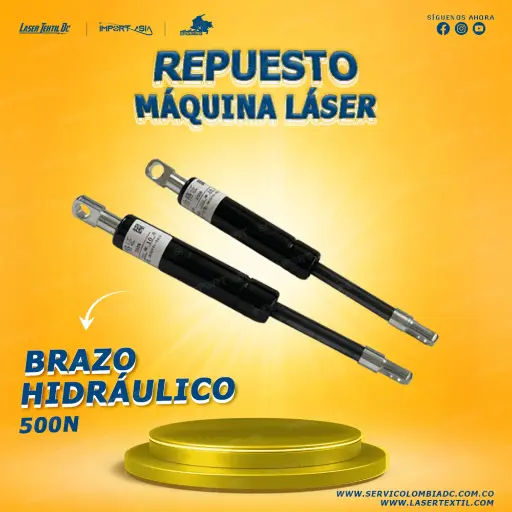 Brazo hidráulico fuerza 500N