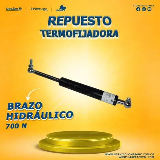 Brazo hidráulico fuerza 700N