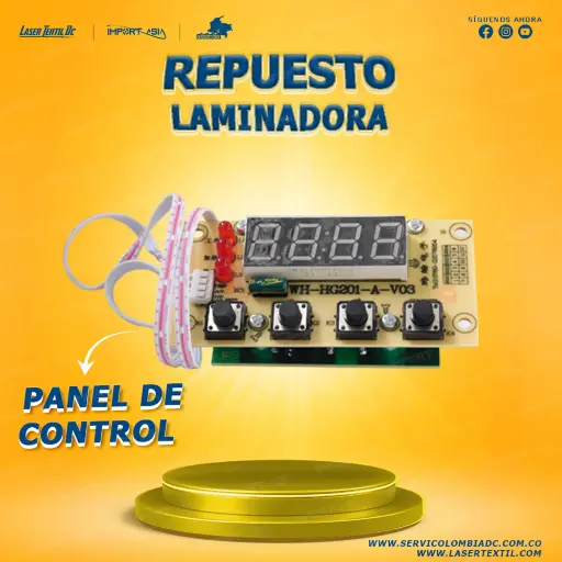 Panel de control laminadora DMS1680