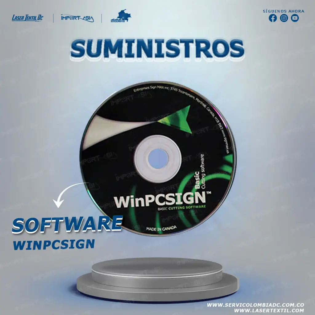 Software WinPC Sign para plotter de corte | Import Asia