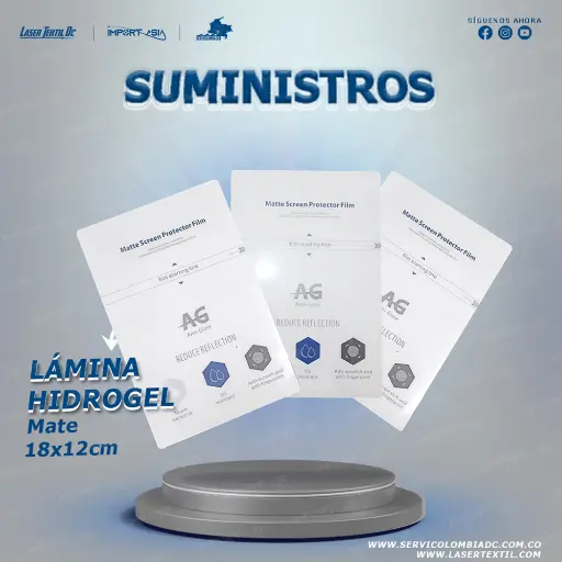 [MATE] Lámina de Hidrogel para protección de pantallas mate