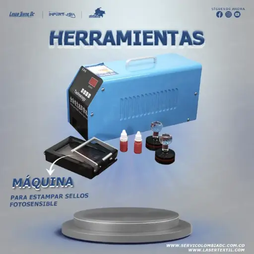 Maquina para sello fotosensible 