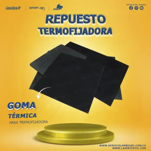 Goma termica para termofijadora 40x60