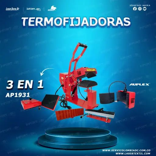 Termo fijadora 3 en 1 Resistencias Intercambiables