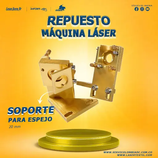 Soporte para espejos máquina láser Co2 20 mm