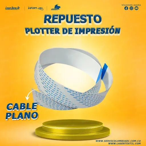 [CABLEPLOTIMPR] Cable plano de datos plotter de impresión