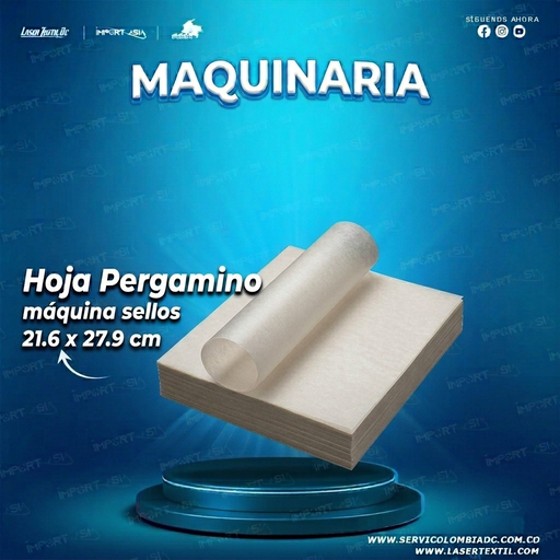 [PERGAMINO] Hoja Pergamino máquina sellos