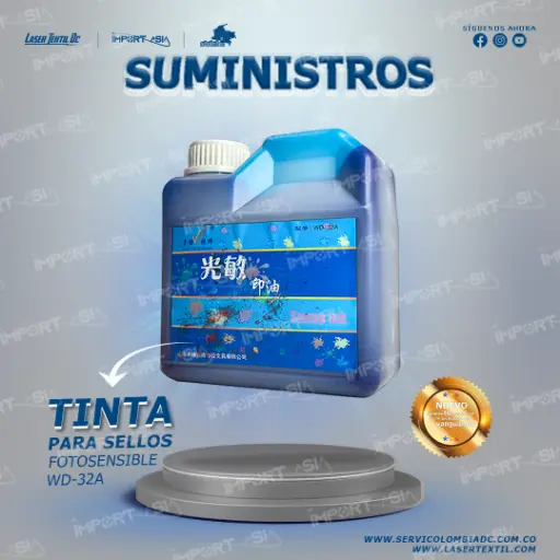 Tinta para Sello Autoentintable litro 