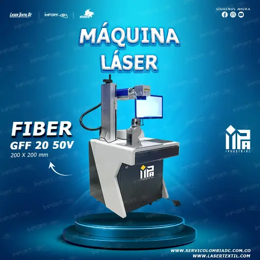 [FIBER50W] MÁQUINA LÁSER FIBER 50W 20X20