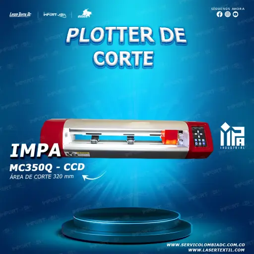 Plotter de corte IMPA MC350Q - CCD con cámara 